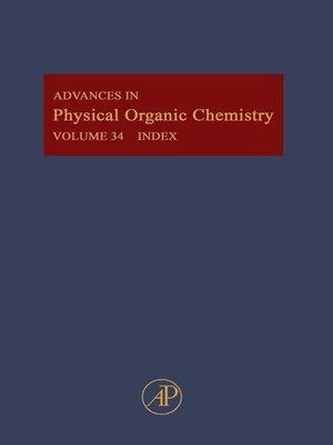 cover image of Advances in Physical Organic Chemistry